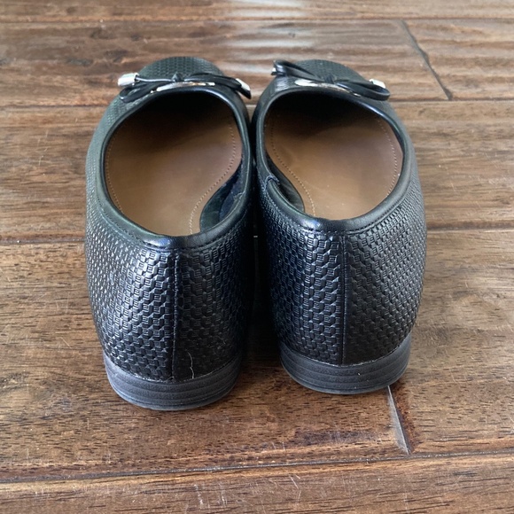 Nautica Classic Woven Ballet Flat Loafer Black Bow Sz 8 Classic Workwear - Picture 4 of 10